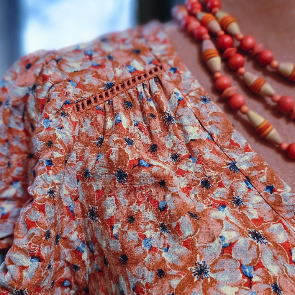 Knox Rose floral sun dress, size Small.